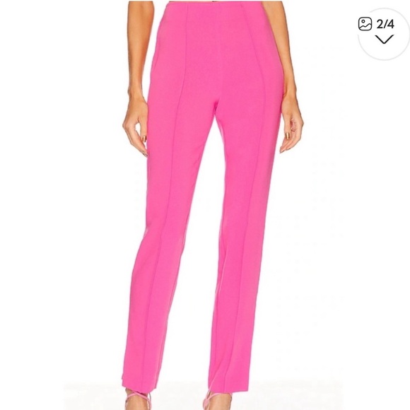 cinq a sept Pants - Cinq a Sept Vibrant Pink Skinny Pants pink Azalea Brianne Pants